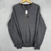Jos. A. Bank Signature Merino Wool V-Neck Sweater Mens XL Charcoal Pullover NEW