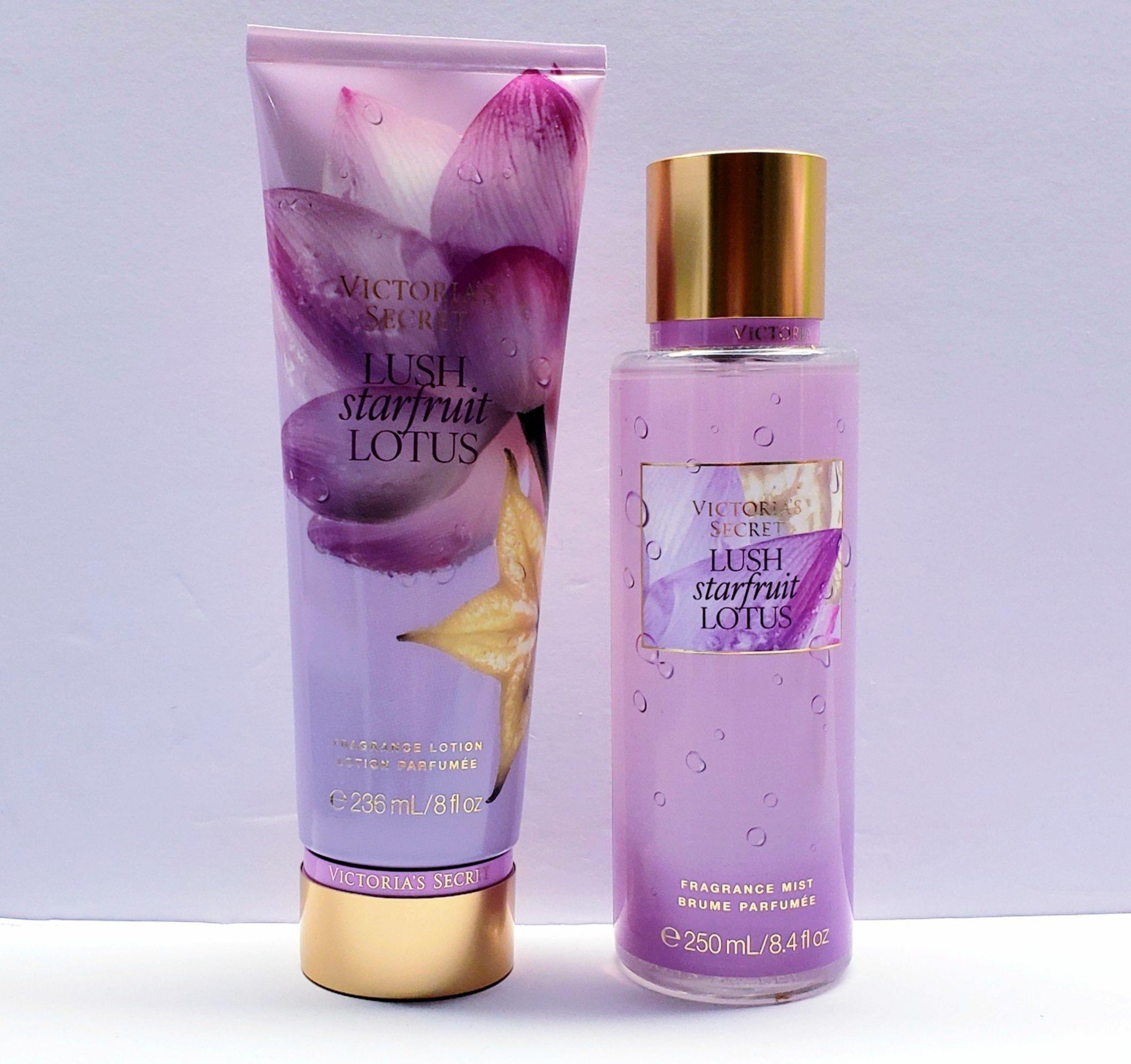 Victoria's Secret LUSH STARFRUIT LOTUS Fragrance Lotion and Fragrance Mist