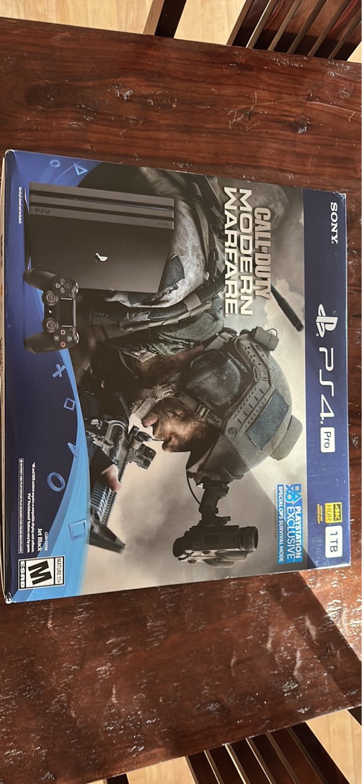 PS4 Pro Modern Warfare 2019 Bundle