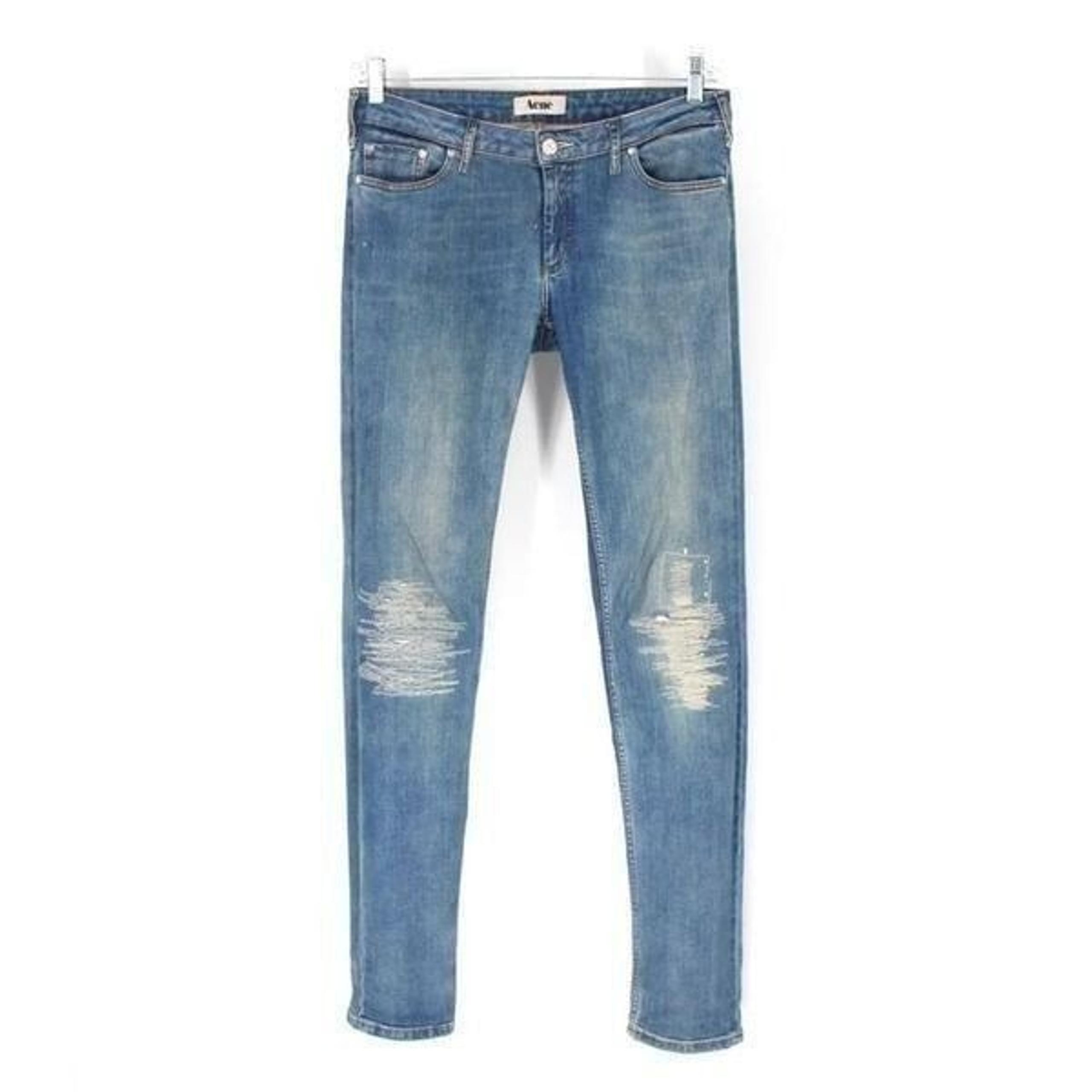 ACNE Kex Catch Sweden patchwork Jeans Size 26/32