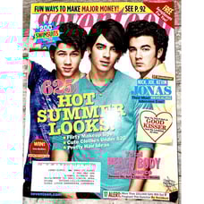Seventeen Magazine Jonas Brothers June 2009 Y2K Fashion Gossip W/ Printout
