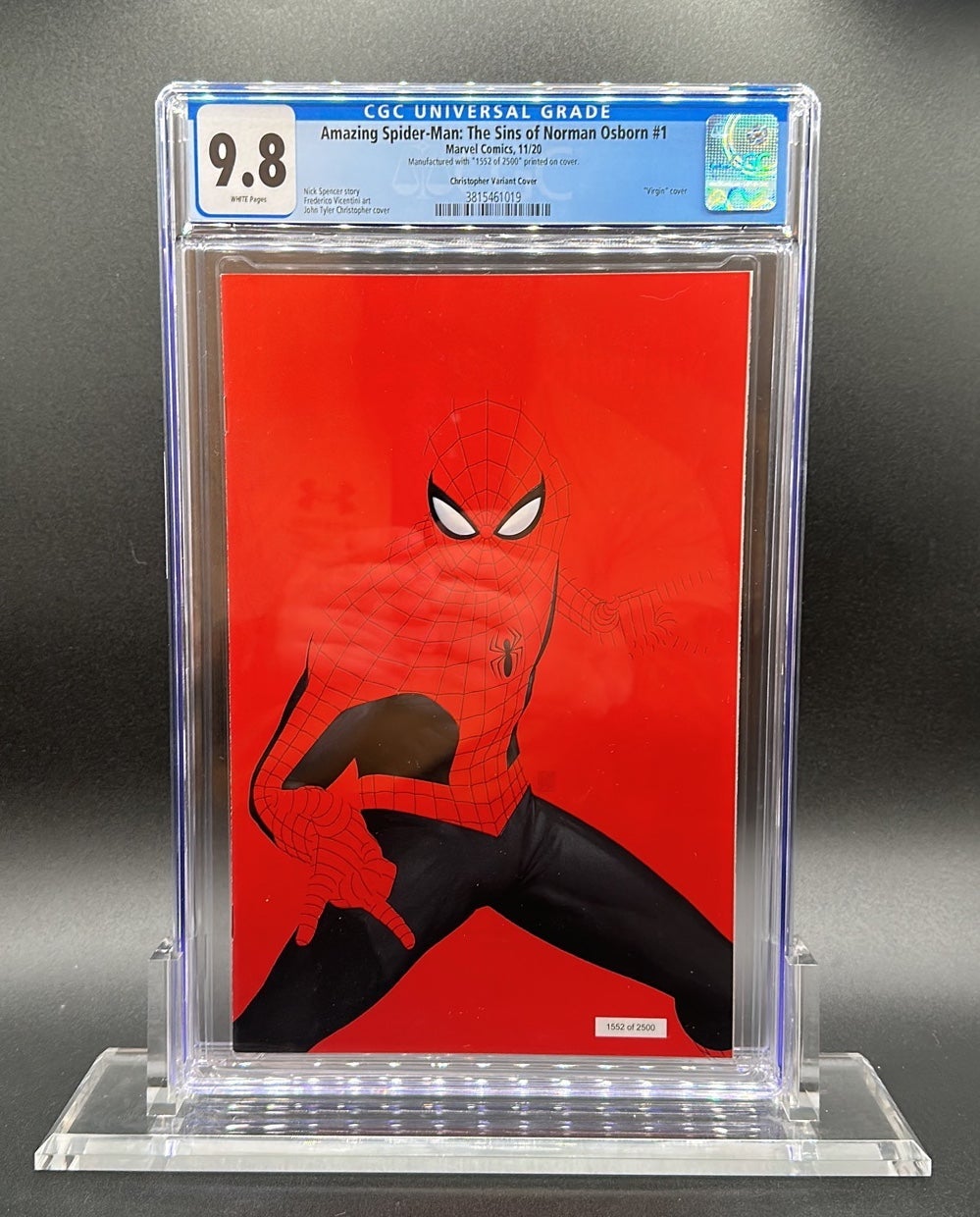 CGC 9.8 The Amazing Spider-Man: The sins of Norman Osborn #1 Key Issue 1st tea