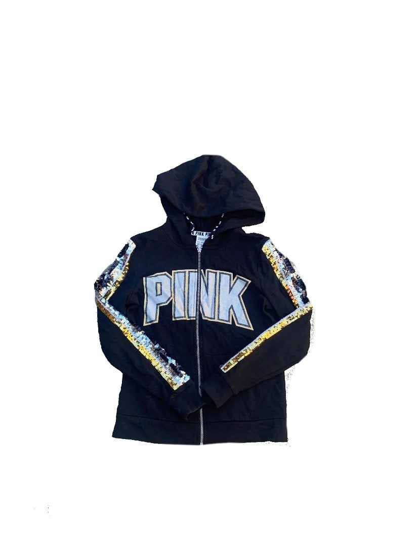 Vs pink sequin hoodie