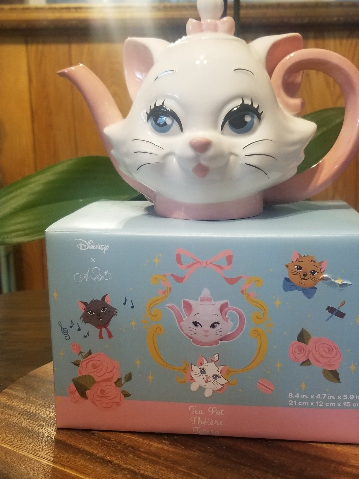 Marie Figural Teapot With Lid By Ann shen - the aristocats