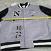 Nike Corduroy Varsity Jacket 1972 Letterman Black Grey Size XL FQ6159-012