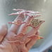 Hammered copper leaf cuff bracelet