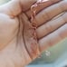 Hammered copper leaf cuff bracelet