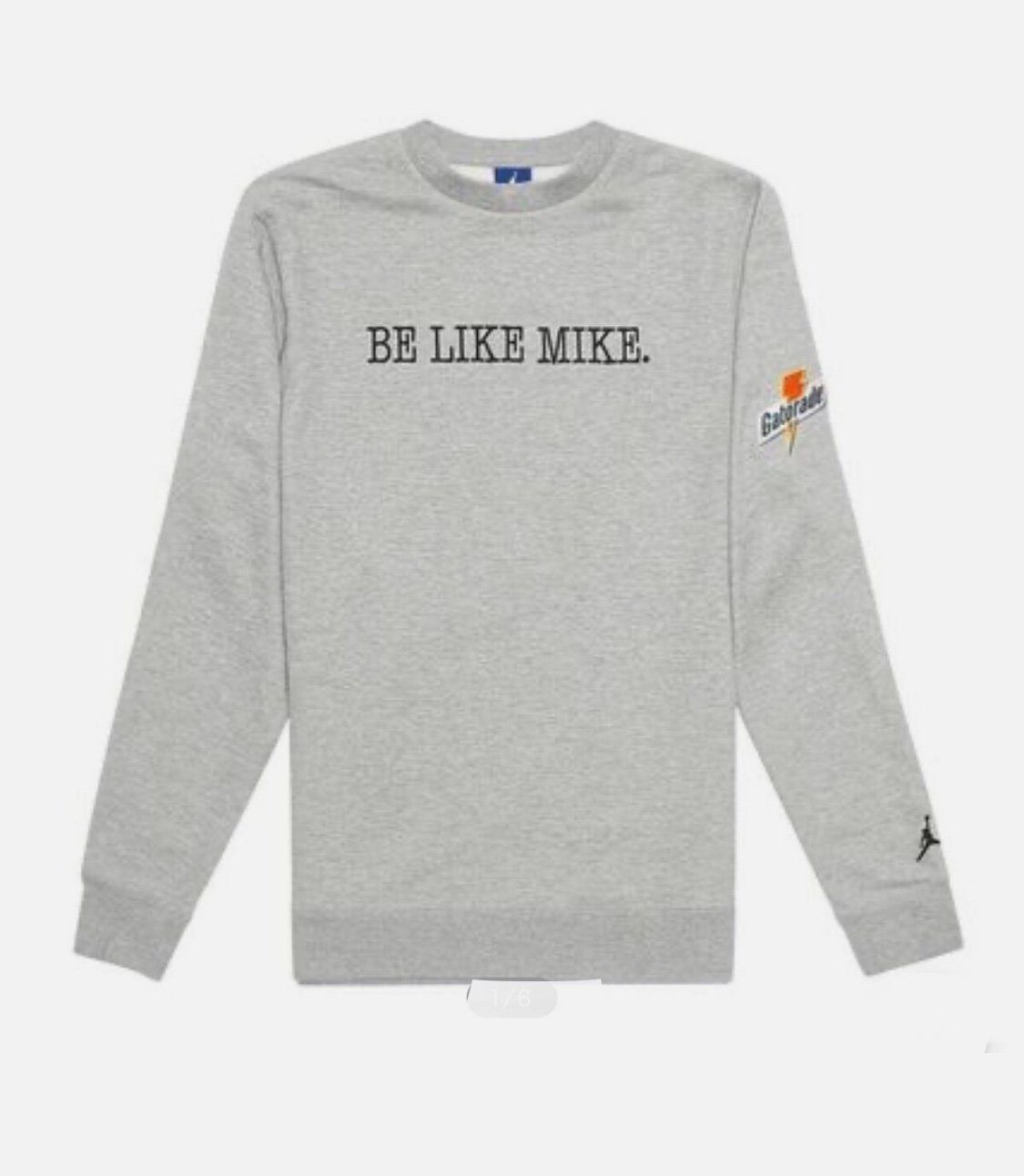 AIR JORDAN SPORTSWEAR VAULT LIKE MIKE CREW AH7905 063 Gatorade Sz MEDIUM
