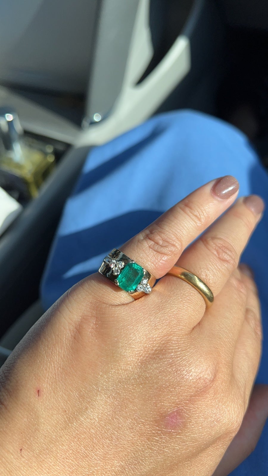 Emerald Diamond ring