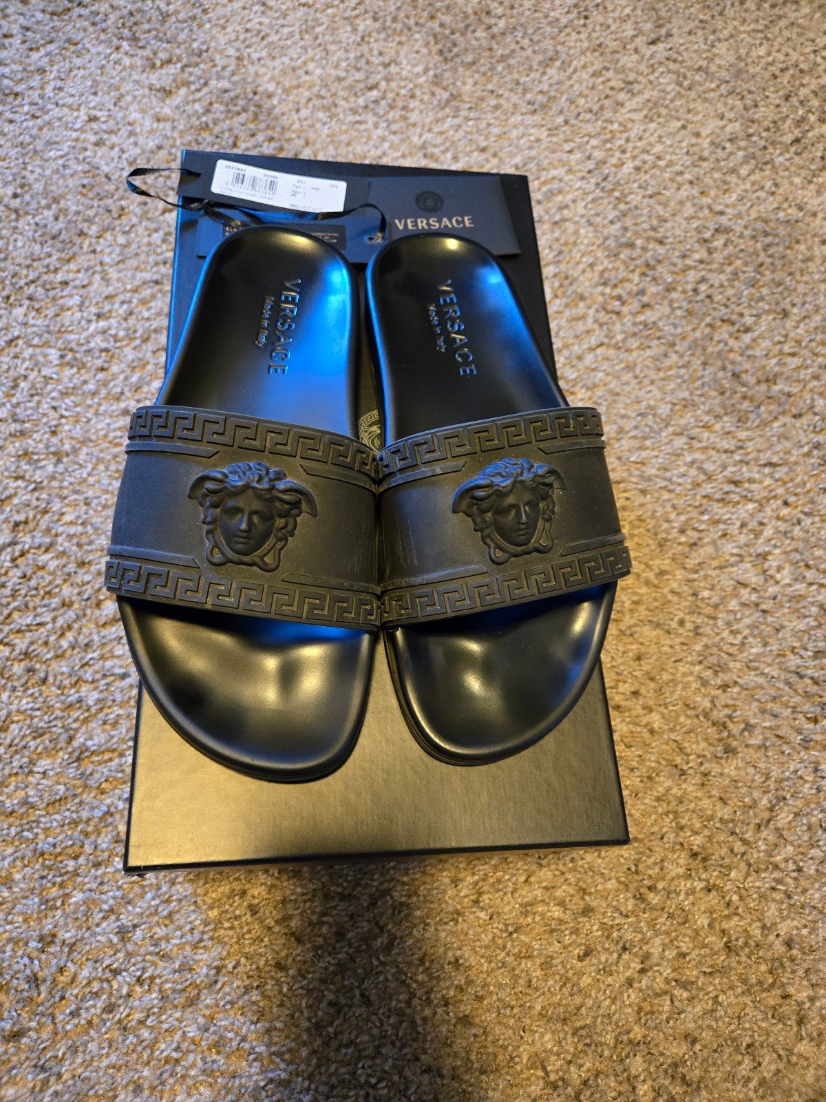 Versace Medusa Slide Sandals
