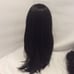 Blk Human Blend Swiss Lace Wig New