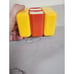Vintage Orange Yellow Desk Caddy HOF Office Organizer Pencil Holder 1970s Sewing