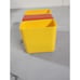 Vintage Orange Yellow Desk Caddy HOF Office Organizer Pencil Holder 1970s Sewing