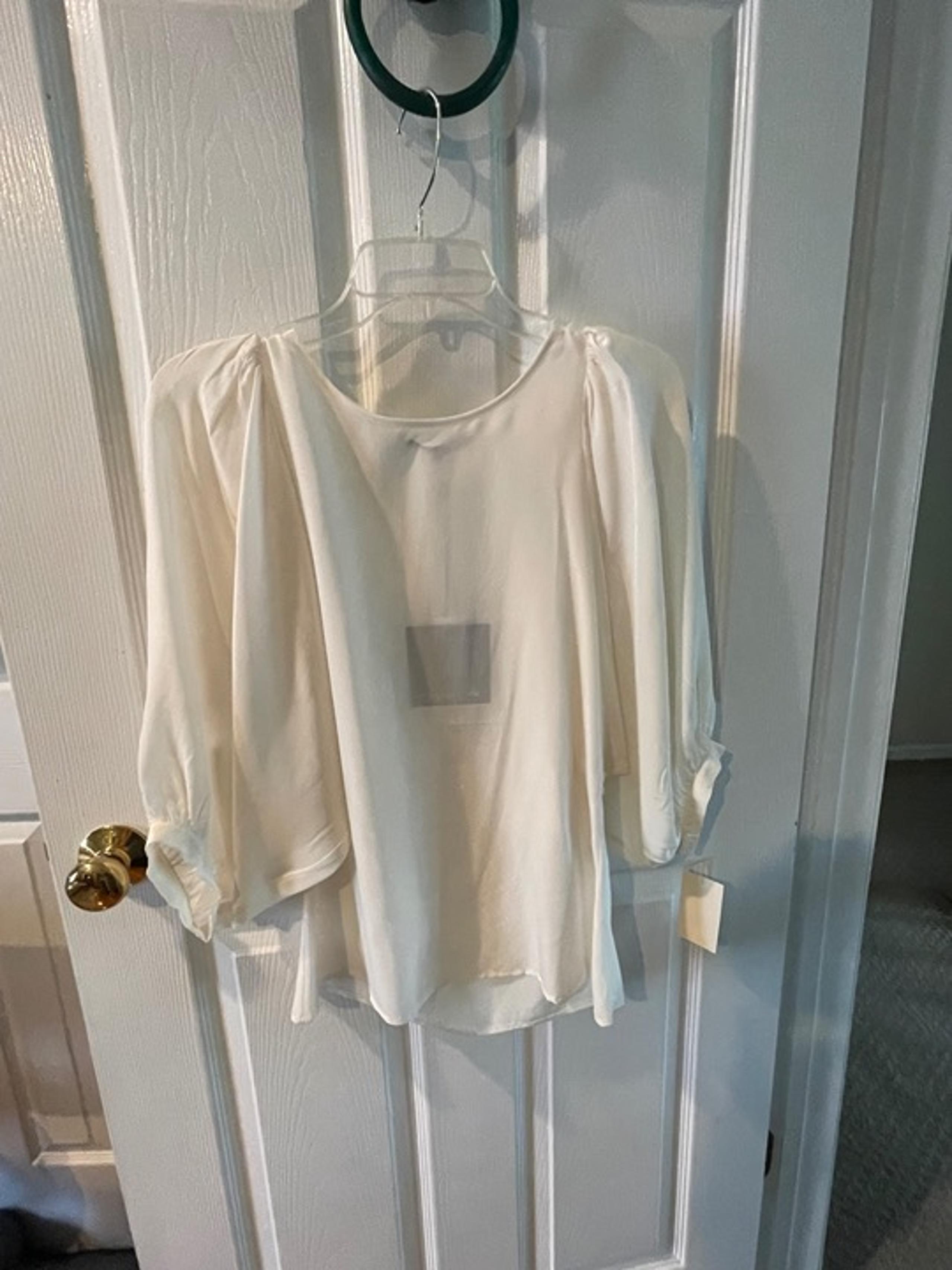 Pippa silk blouse ivory size 0