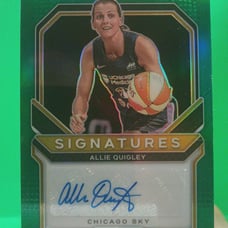 Panini Prizm signature card no. SG-AQG ALLIE QUIQLEY