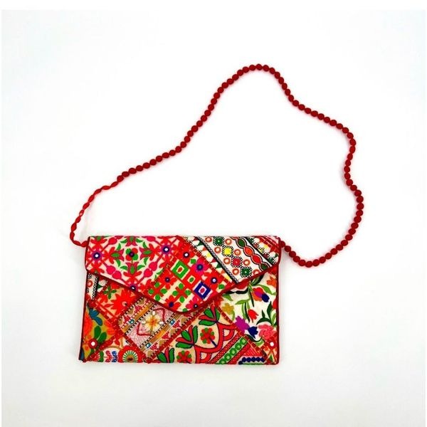 New Purse Cross Bag Handmade Embroidered Colorful Patterned