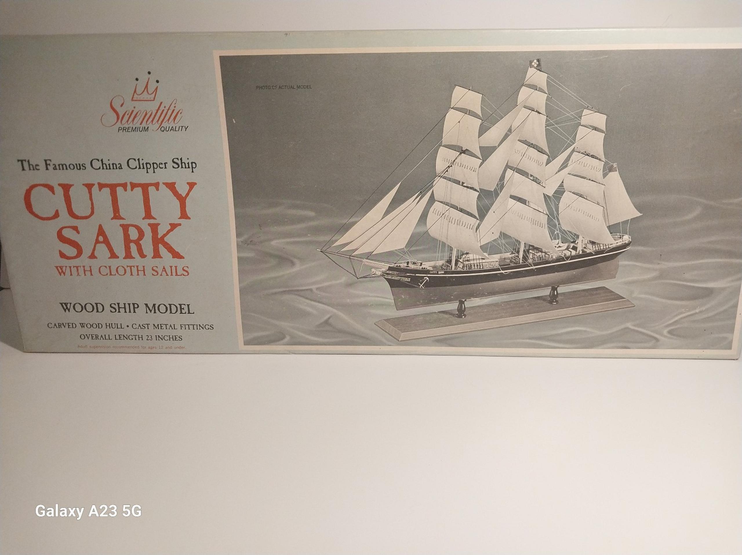 Scientific Cutty Sark Wood Ship Model