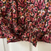 MARIE PHILIPPE pleated floral printed long sleeve blouse size 40 (L)