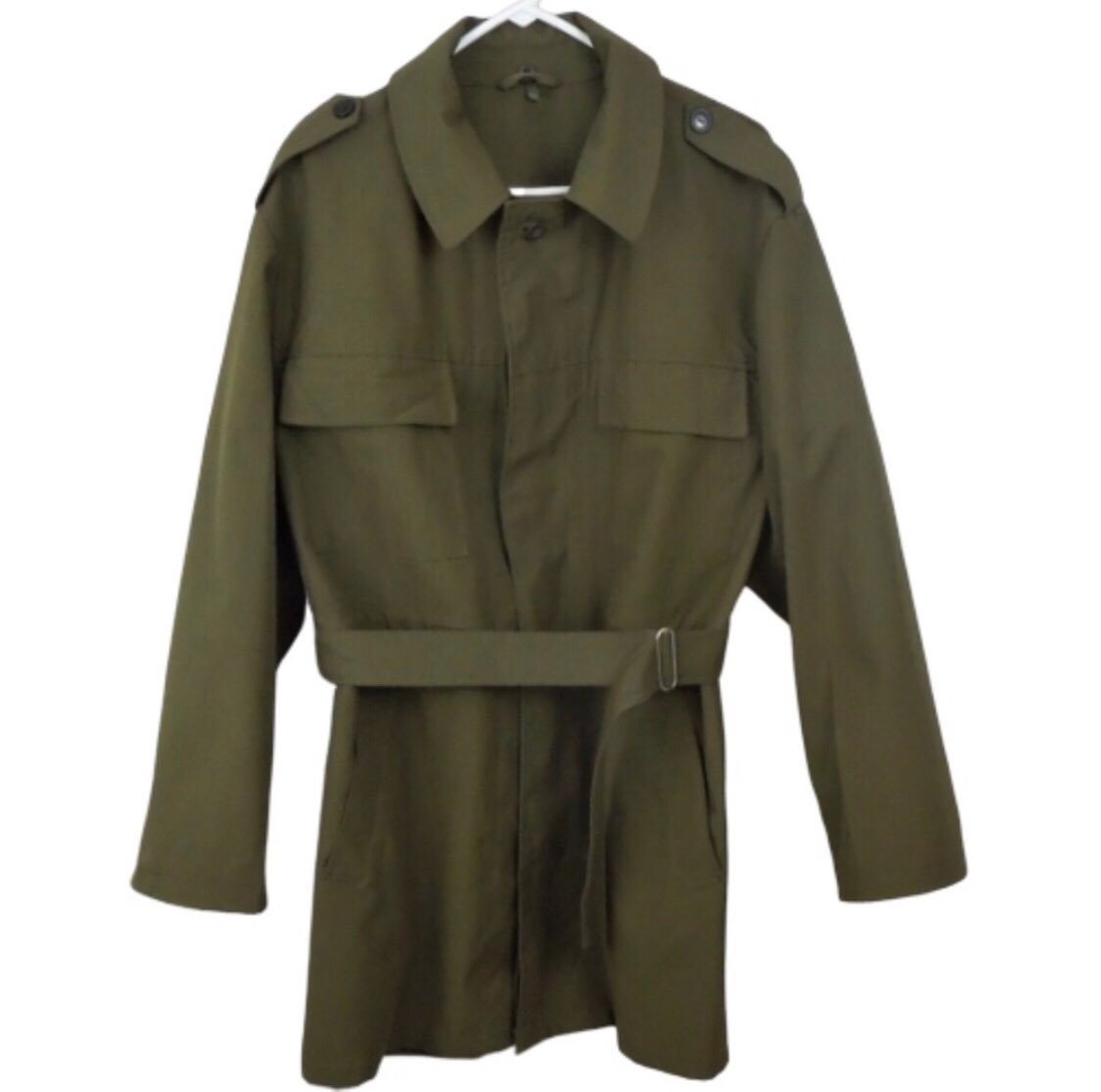 VTG Military Coat Olive Green Parka ,Ota