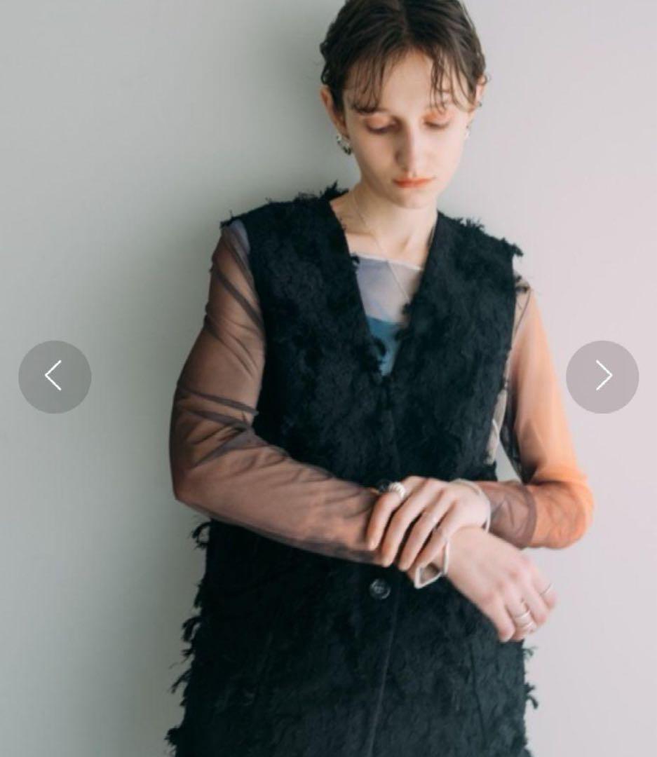 驚きの価格 Jacquard Cut Sahara Vest (マルテ) marte by トップス