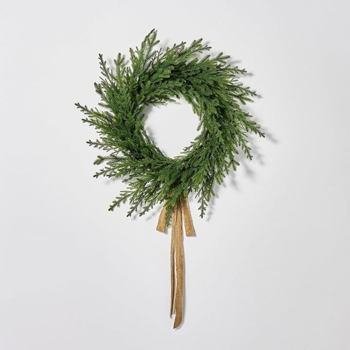 Studio McGee 30 XL Pine Wreath with Ribbon - Threshold