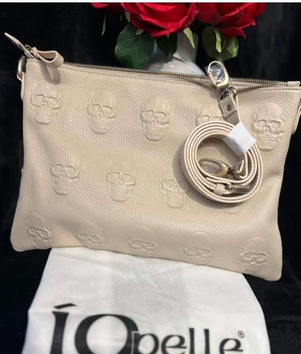IO PELLE Crossbody skull Embossed bag