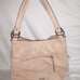 Jessica Simpson Tan Natural Large Handbag Chain accent