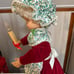 Vintage Rennoc Christmas Mrs. Claus Animated & Illuminated 24