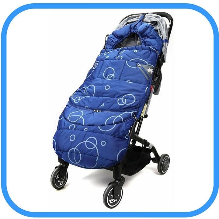 Apple Baby Footmuff for Infant to Toddler, Blue