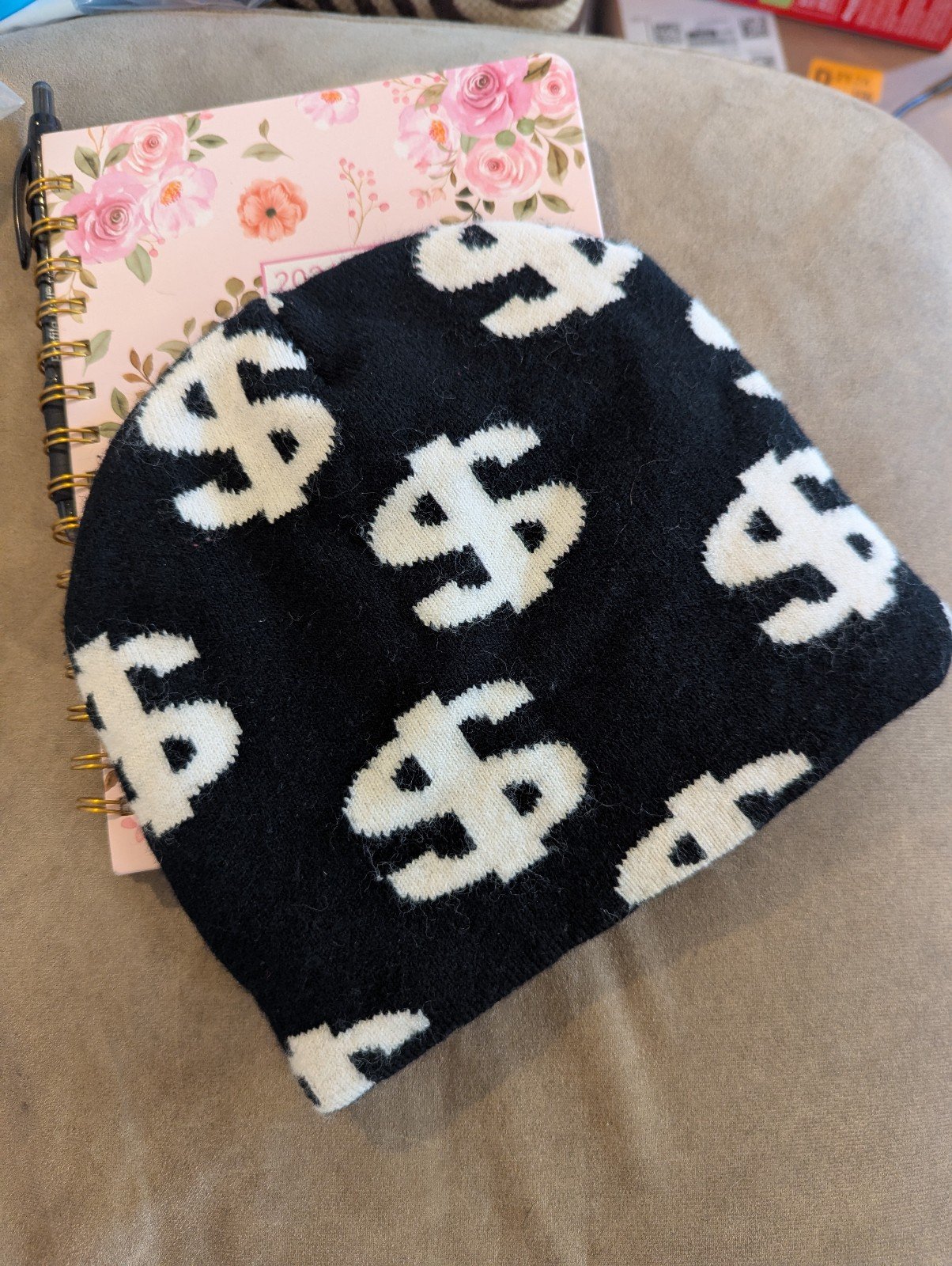 Cash Money Beanie Dollar Signs Unisex Man Woman hat