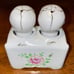 Vtg Nodders Skulls Salt & Pepper Shakers China Porcelain Souvenir Collectible