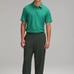 Lululemon Mens Logo Sport Polo Short Sleeve Cascadia Green - small