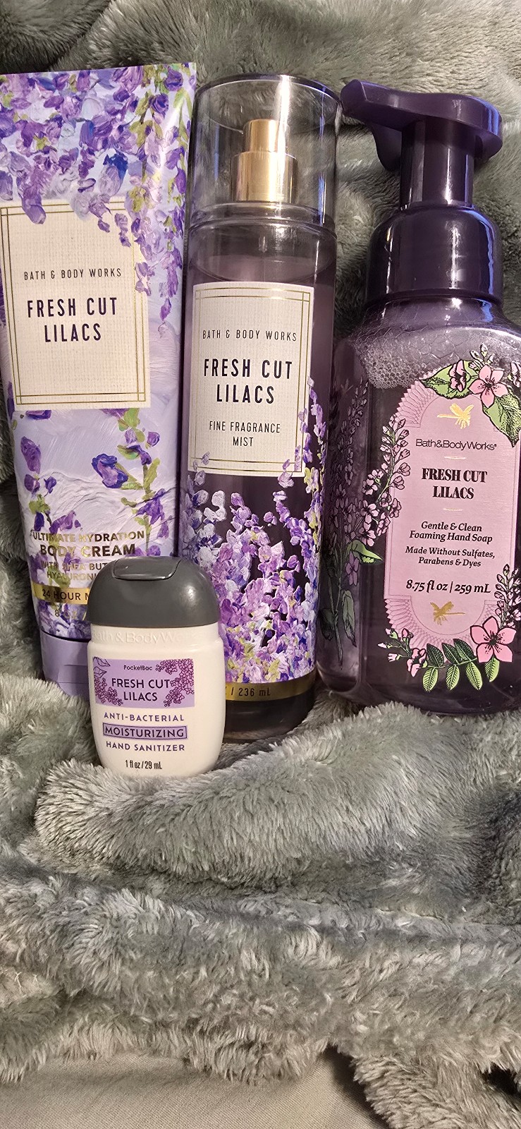 Bath and Body Works Fresh Cut Lilac set