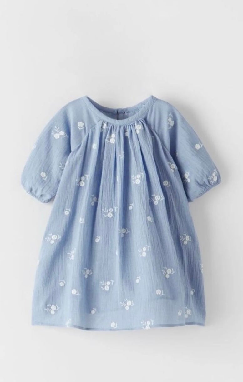 New beautiful Zara embroidered dress