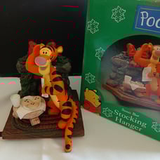 Tigger Stocking Holder Disney Santas Best Winnie the Pooh Vintage 1998
