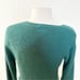 superdown Revolve Ribbed V-Neck Emerald Green Raquel Sweater | XS