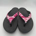 OOFOS OOLALA Womens Size 9 Sandals Limited Neon Rose Comfort Recovery