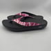 OOFOS OOLALA Womens Size 9 Sandals Limited Neon Rose Comfort Recovery