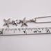.925 Sterling Silver Multi Starfish Necklace