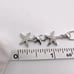 .925 Sterling Silver Multi Starfish Necklace