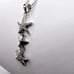 .925 Sterling Silver Multi Starfish Necklace