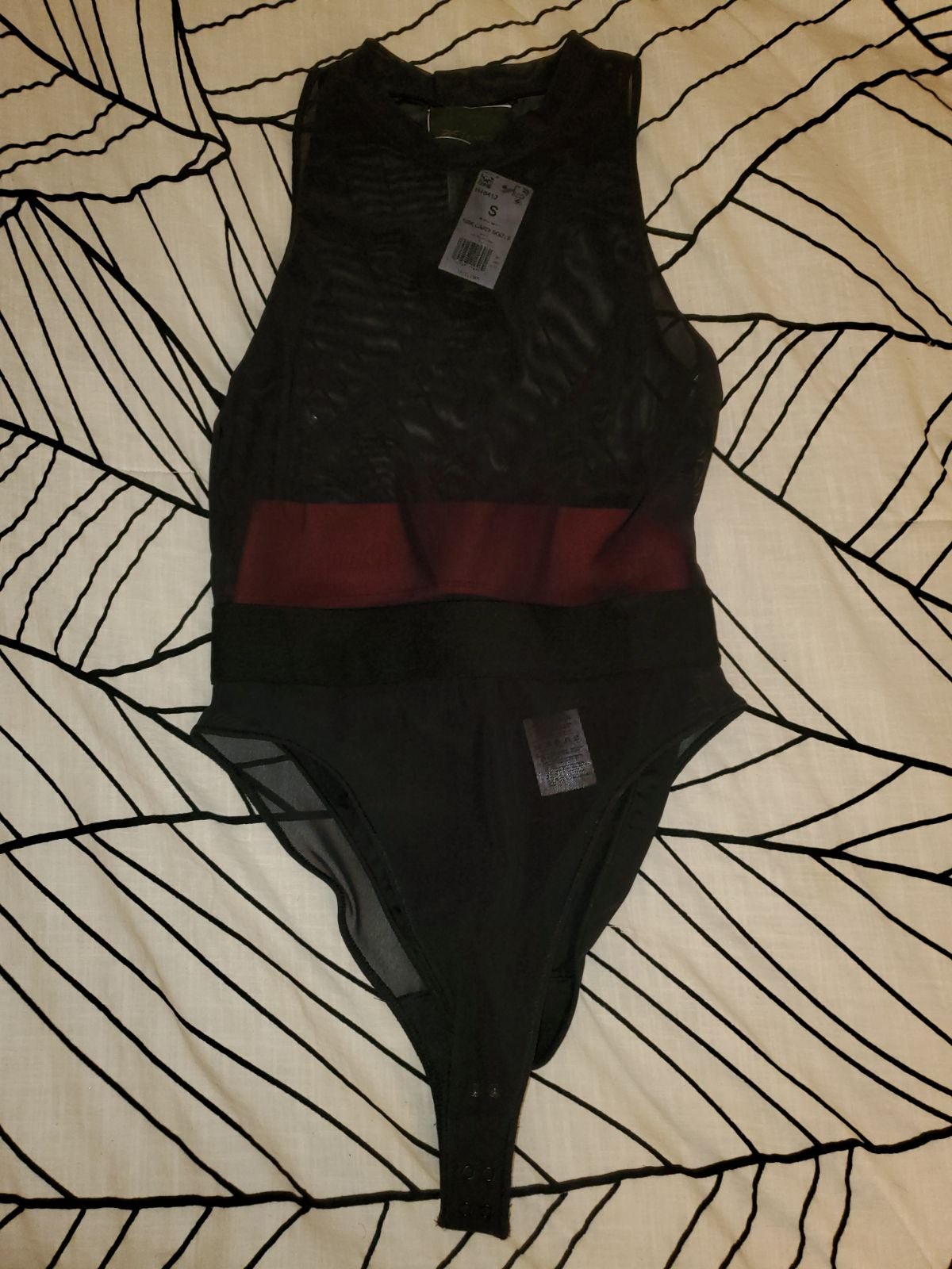 Cardi X Reebok 2 in 1 Bodysuit