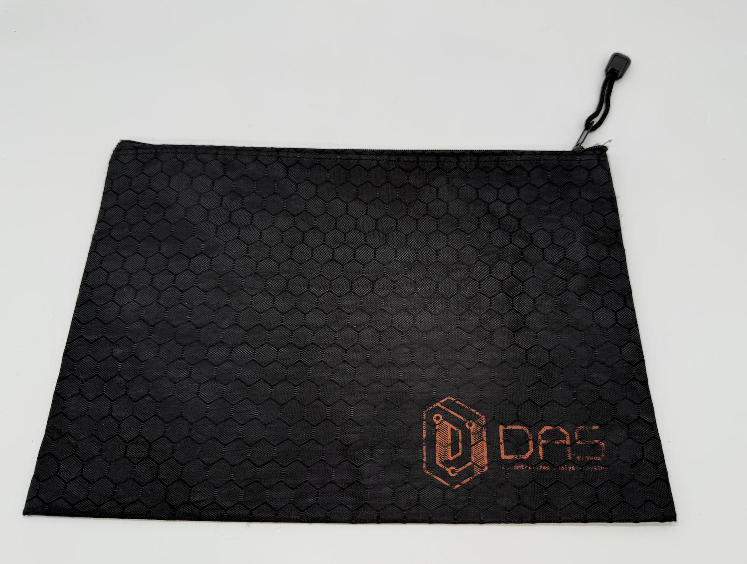 DAS Hex Pattern Drawstring Storage Pouch 9"x7"