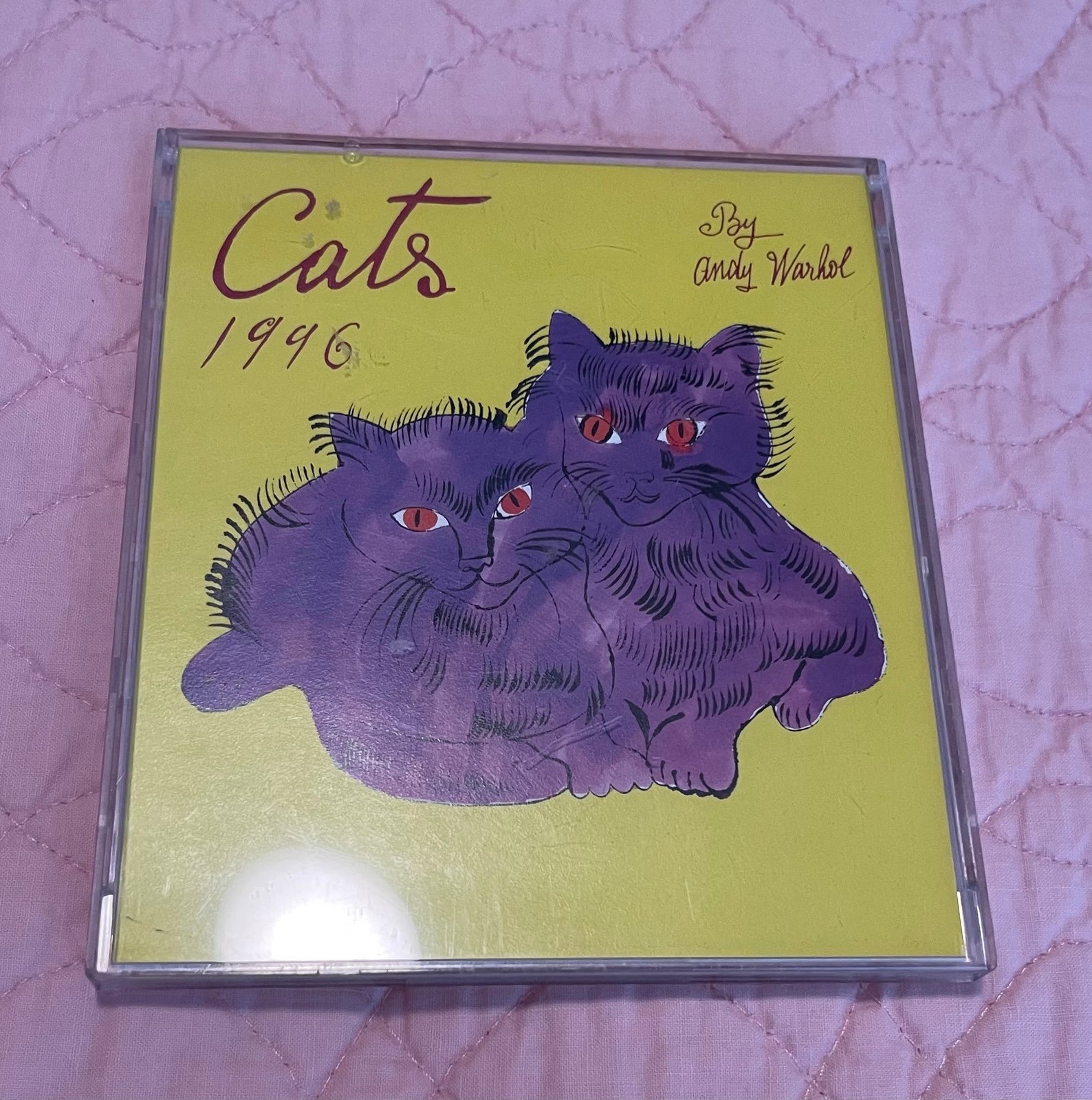 Vintage Andy Warhol Cat Calendar 1996