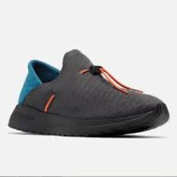 Columbia Men's Blue Black Wildone BM8224-011 Quilted Moc Winter Slip-On Size 13