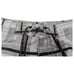 True Religion Board Shorts Mens 38 Black Buddha All Over Print Swim Trunks Pool