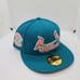 New Era cardinal hat 71/2