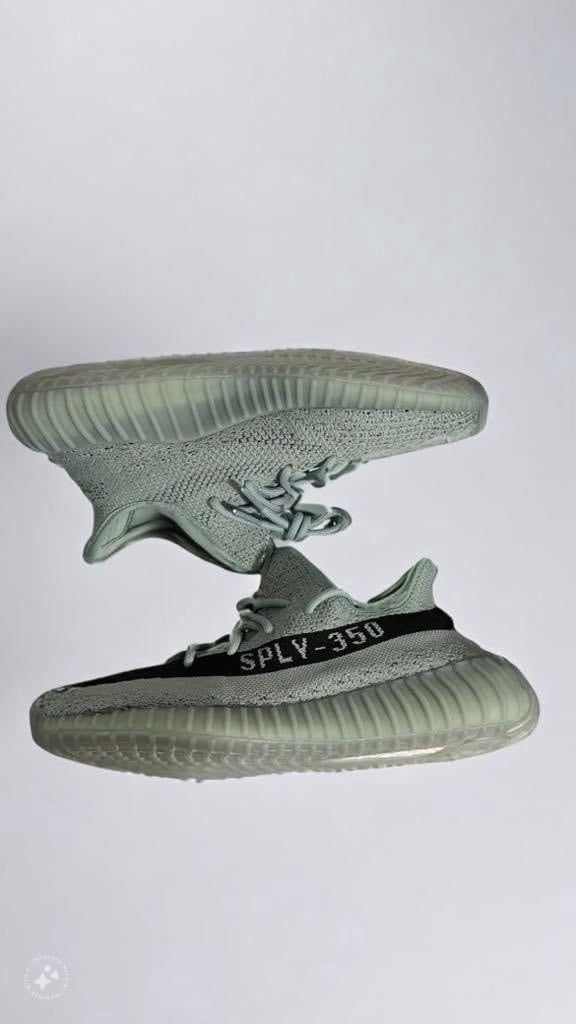 Adidas Yeezy Boost 350 V2 Salt Grey Black HQ2060 Size 9