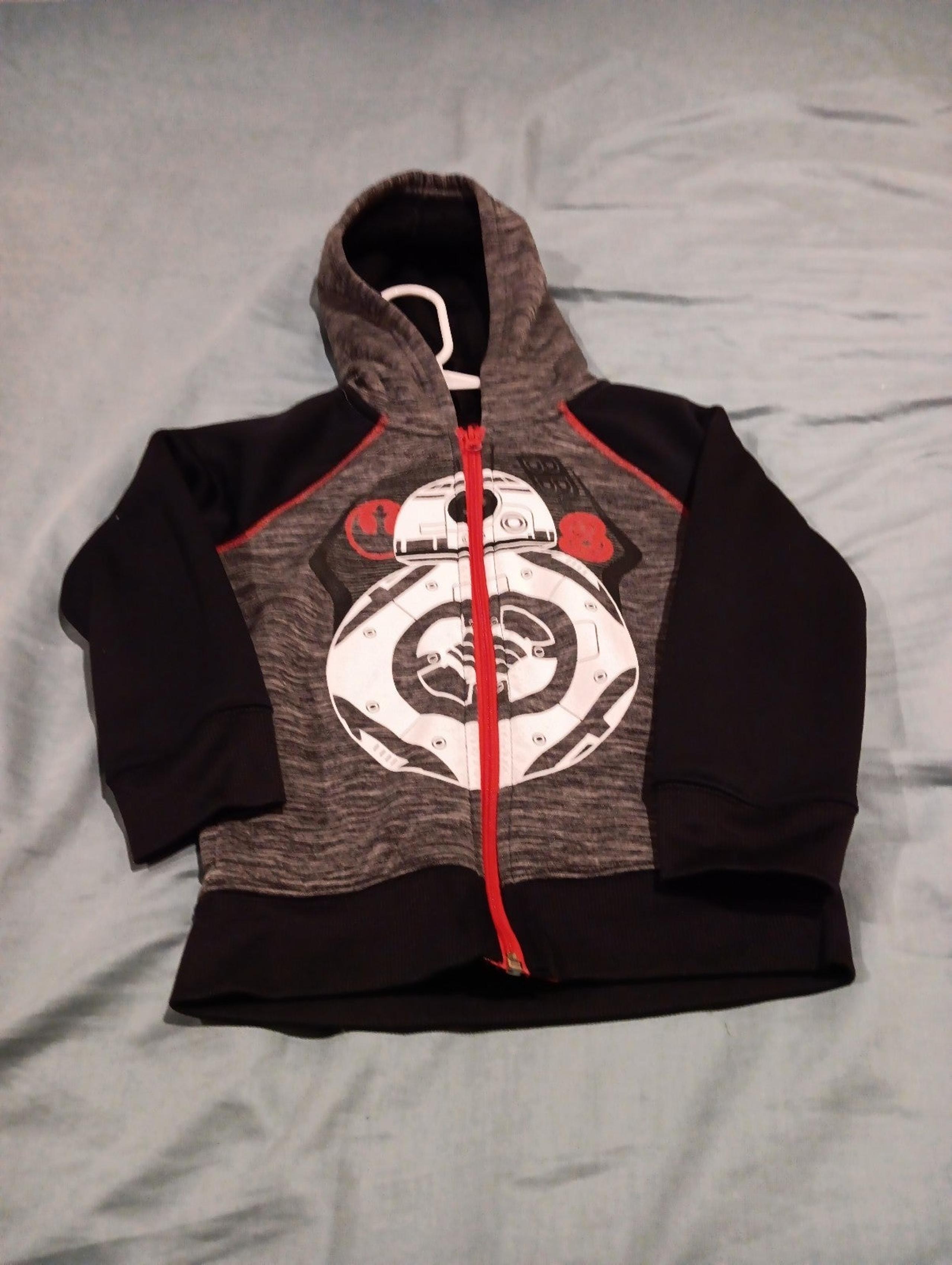 Star Wars fleece lined BD8 zip-up sweatshirt