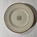 14 Vintage Syracuse China Appetizer Plates with Gold Trim 8 Inches